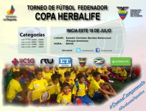 Herbalife doana 5000 uniformes a deportistas infantiles en ecuador