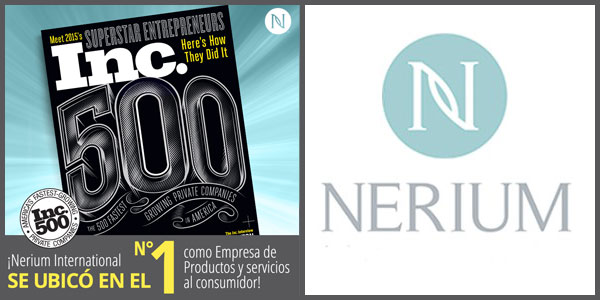 Nerium numero uno en la lista Inc 500
